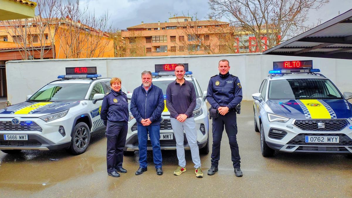 Los nuevos vehículos de la Policía Local de Villena.