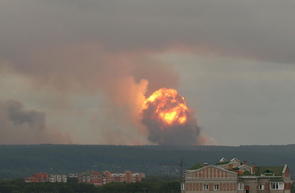 Miles de personas evacuadas en Siberia.