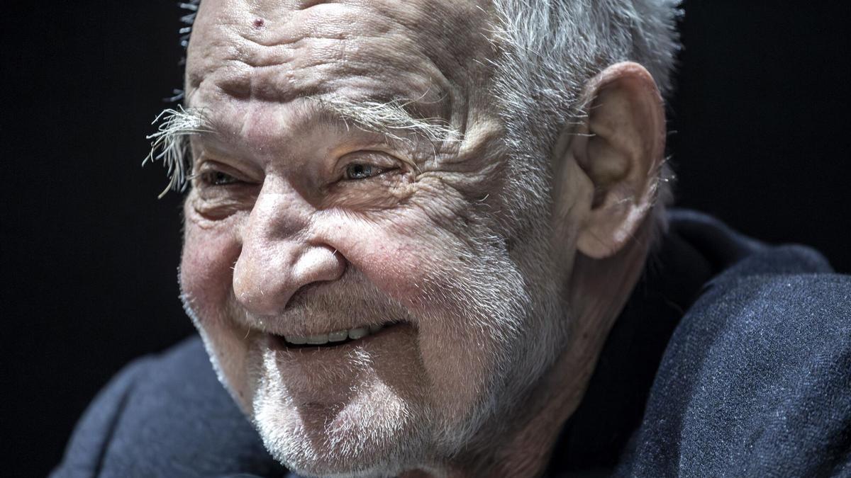 Béla Tarr, en una visita a Barcelona en enero de 2024.