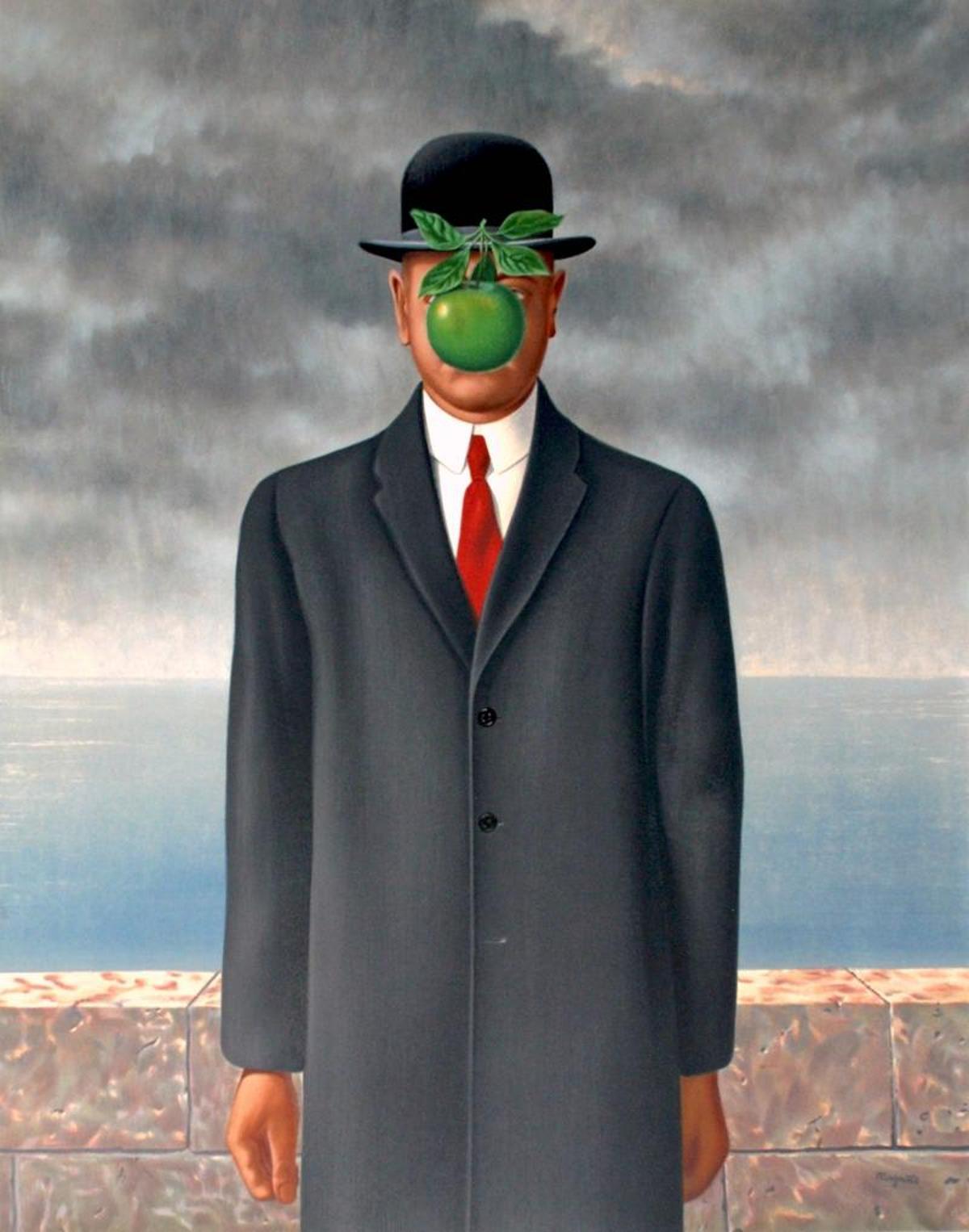 Cuadro ‘El hijo del hombre’ de Magritte.