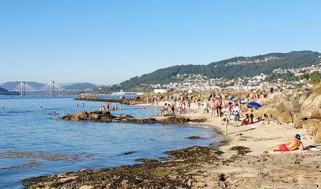 La ola de calor asoma en Vigo