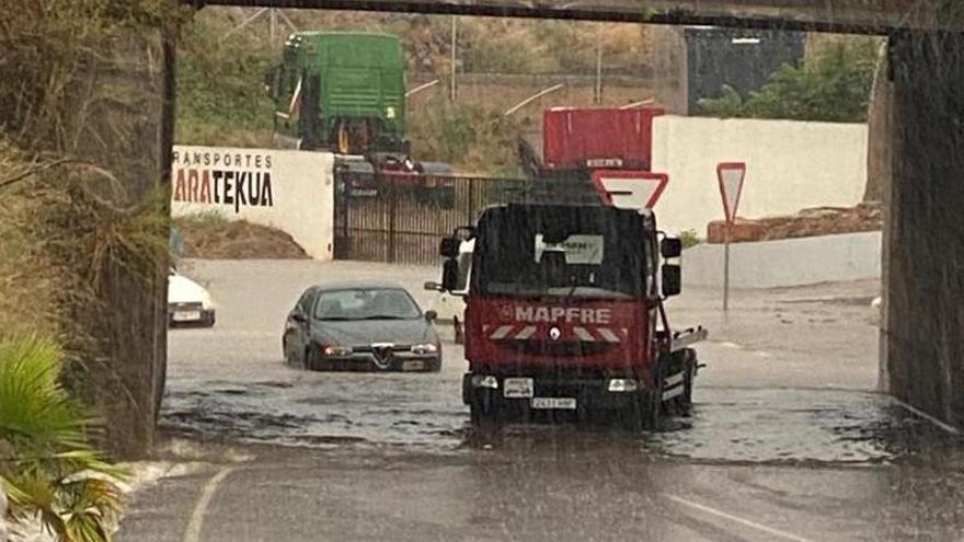Imagen de un paso inundable en Castelló