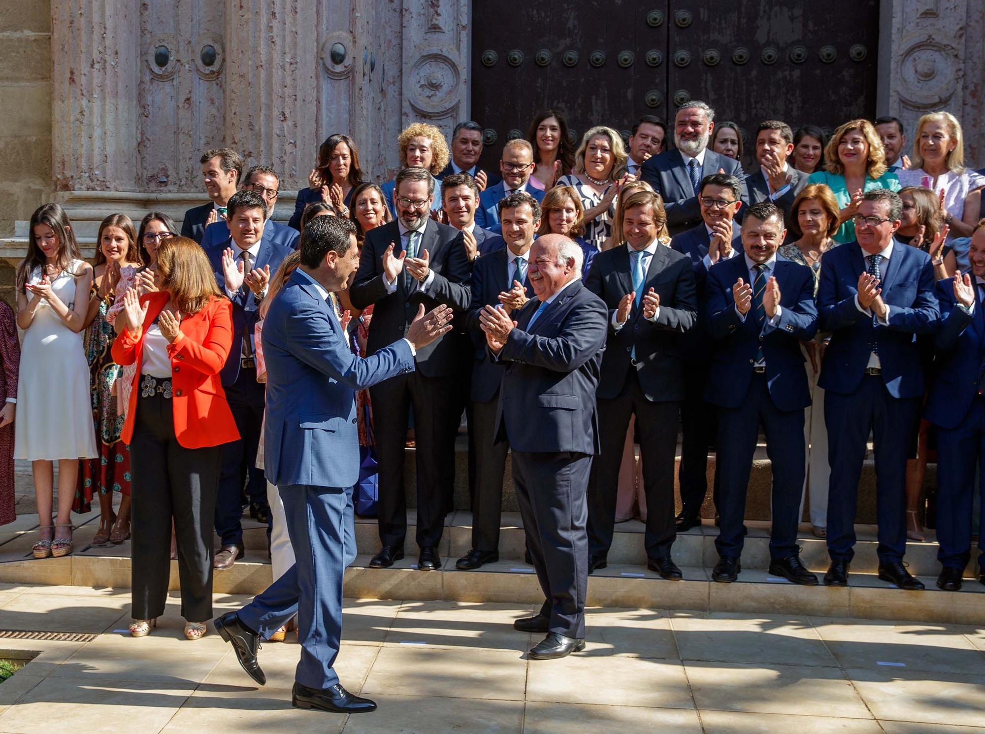 La imágenes de la constitución del Parlamento de Andalucía