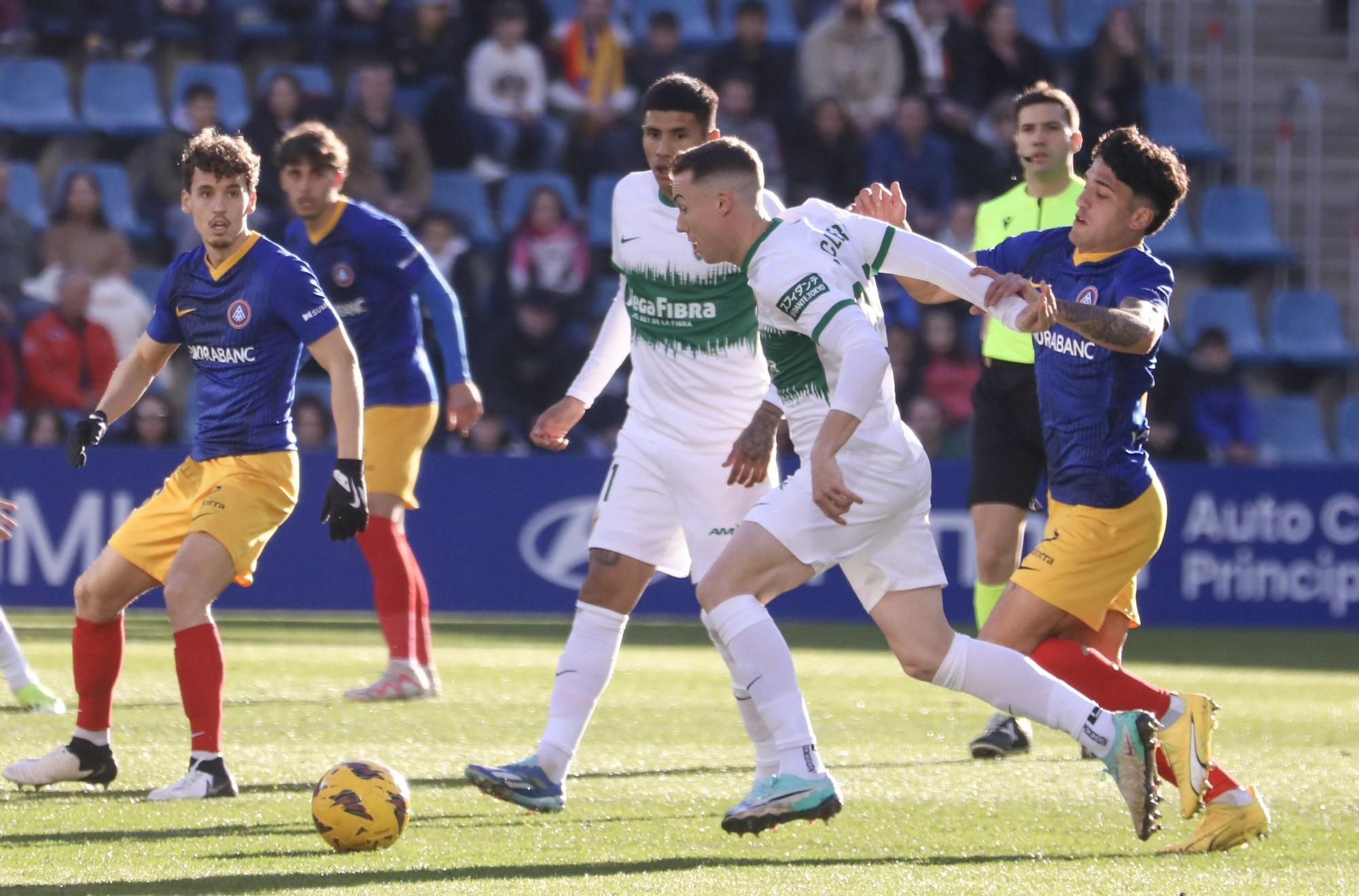 Así ha sido el partido entre el FC Andorra y Elche CF