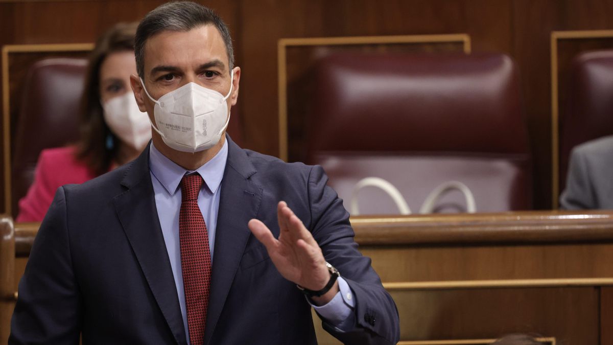 The President of the Government, Pedro Sánchez, in the Congress of Deputies The President of the Government, Pedro Sánchez, in the Congress of Deputies