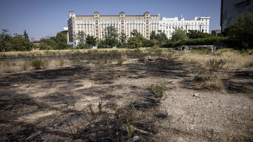 Susto por un incendio en el Portillo cerca de un asentamiento de personas sin hogar