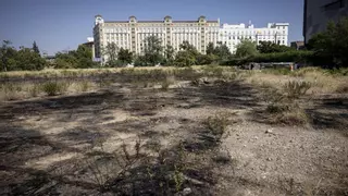 Susto por un incendio en el Portillo cerca de un asentamiento de personas sin hogar