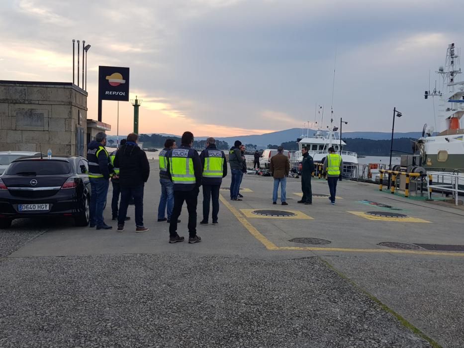 Golpe al narcotráfico en Arousa.