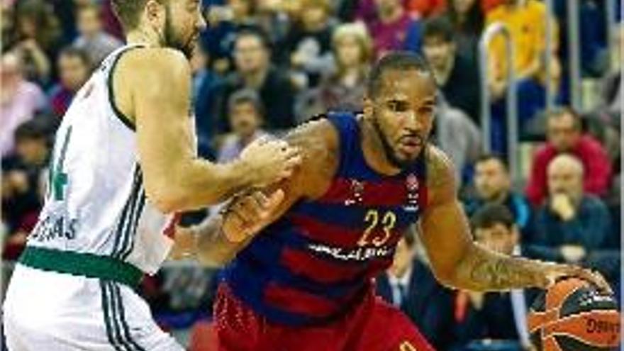 El Barça pateix més del compte per superar el Zalgiris lituà al Palau (92-86)