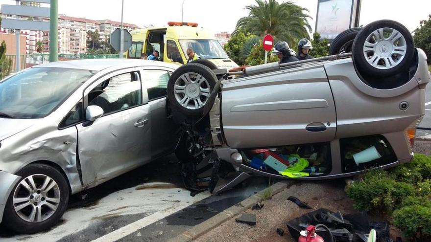 Tres heridos en un accidente en La Paterna