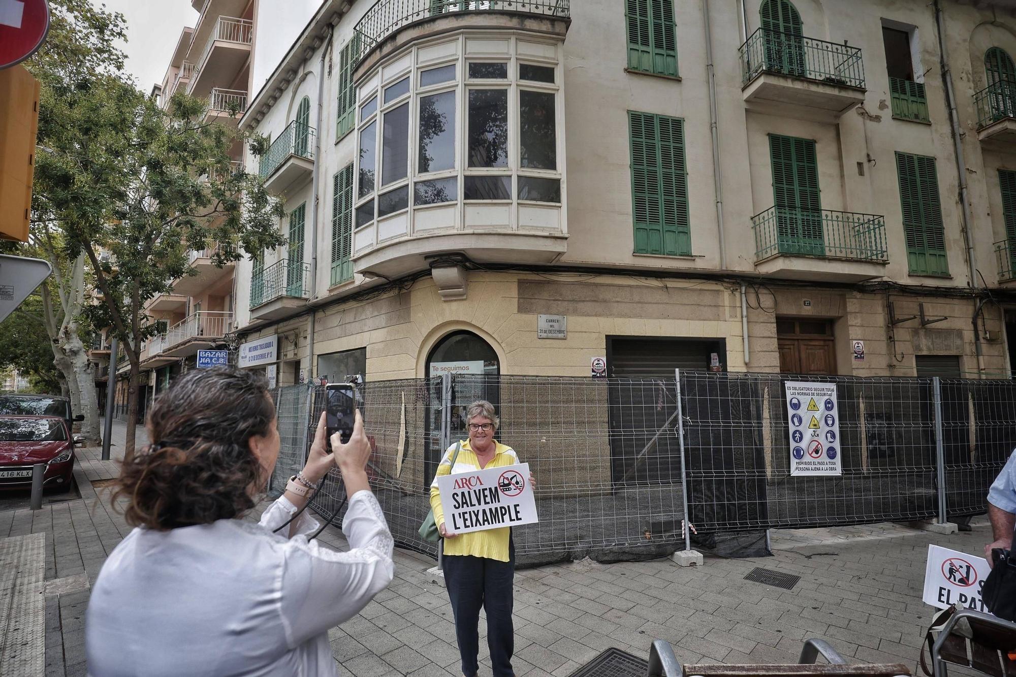 FOTOS | ARCA reivindica la protección del Eixample de Palma