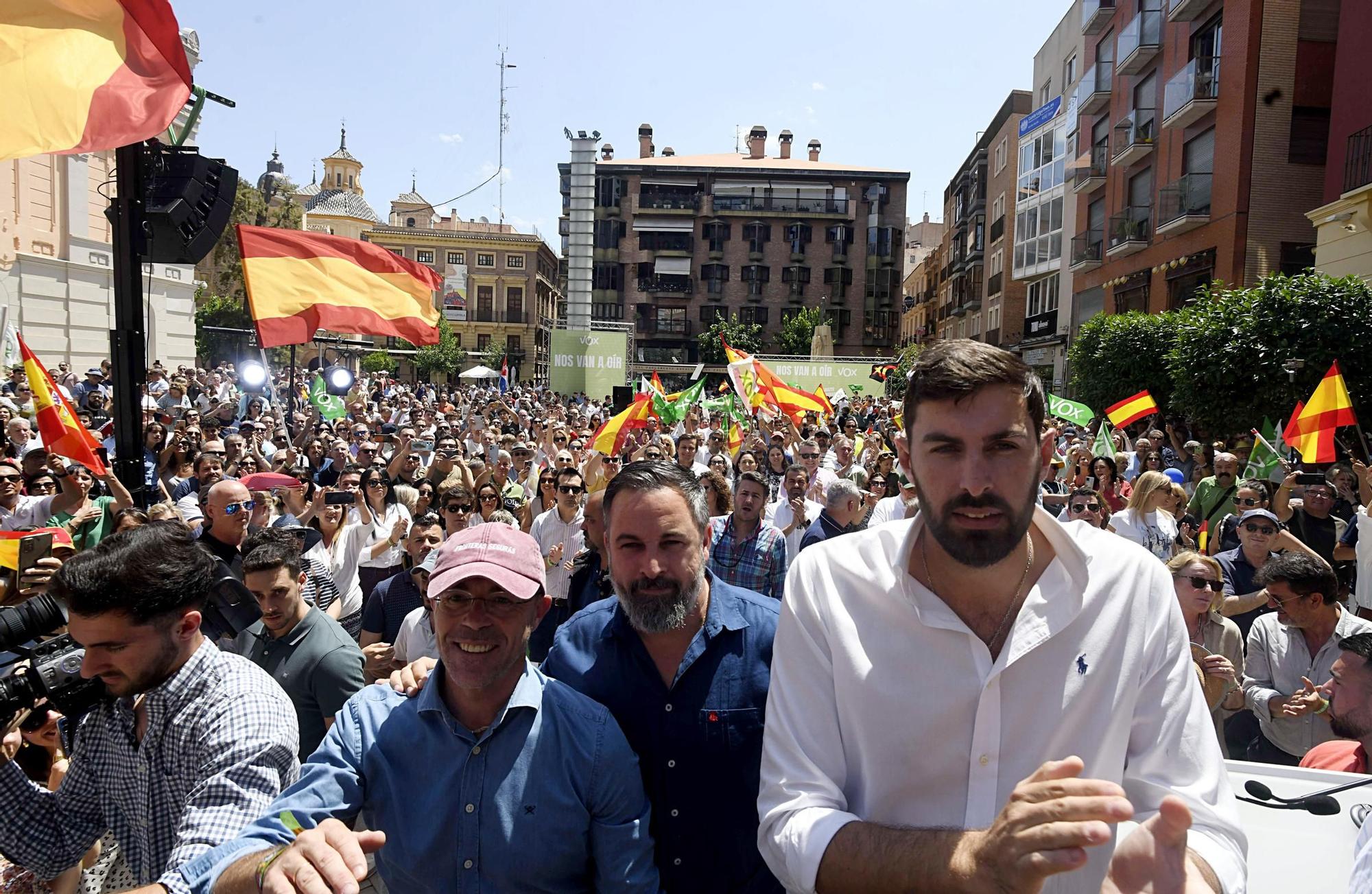 Acto de Santiago Abascal y Jorge Buxadé en Murcia