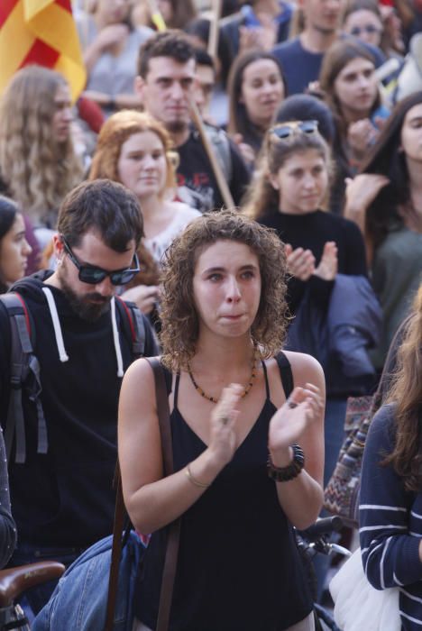 Els estudiants gironins surten al carrer contra l'aplicació de l'article 155