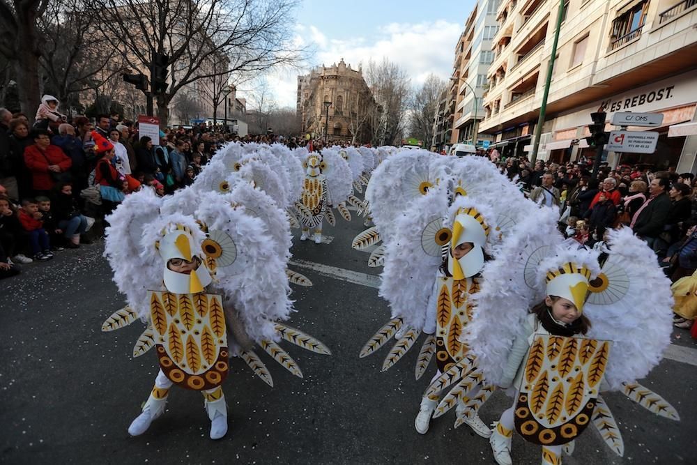 Sa Rua: Am Sonntagnachmittag (26.2.) erreichte der Karneval auf Mallorca mit dem Faschingsumzug durch Palma seinen Höhepunkt.