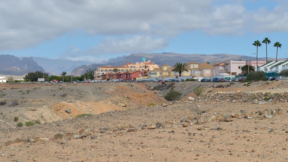 Terrenos de El Hornillo donde estaba previsto el parque  comercial.