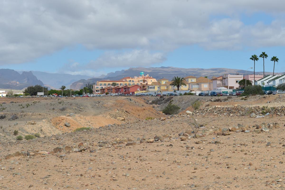 Terrenos de El Hornillo donde estaba previsto el parque  comercial.