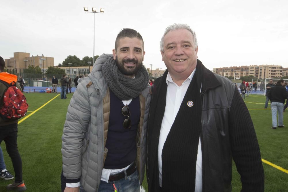 Inauguración del nuevo campo de fútbol del colegio Salesianos