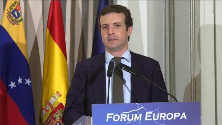 Pablo Casado: "Yo hoy también soy venezolano"