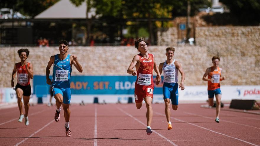 David García Zurita, quinto en la final de los 400 metros del Europeo sub-20