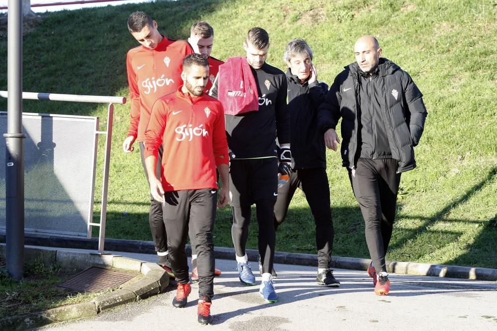 Entrenamiento del Sporting