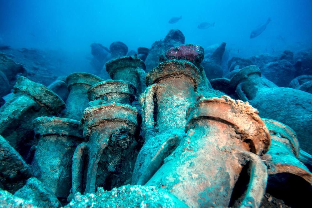 El vaixell romà enfonsat a les Formigues conserva part de la fusta del casc