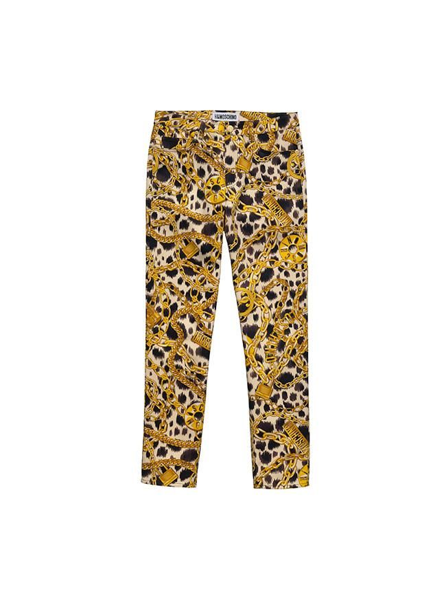 Todas las imágenes de la colección de Moschino x H&M: pantalones estampados