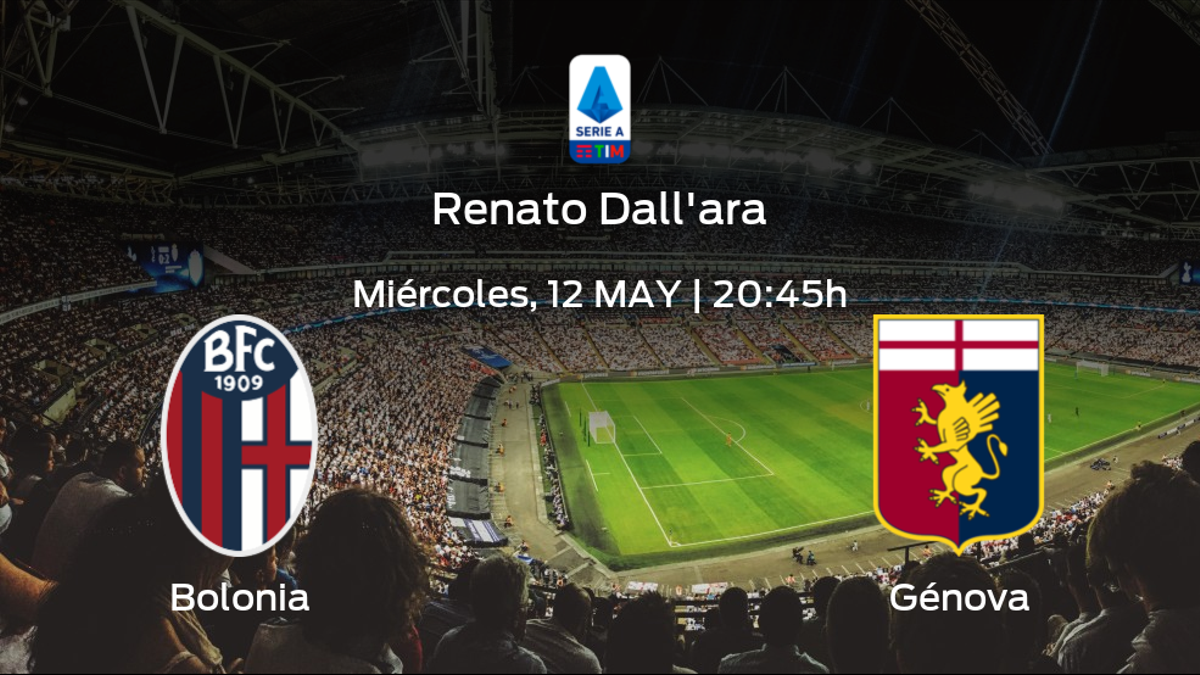 Jornada 36 de la Serie A: previa del encuentro Bolonia - Génova