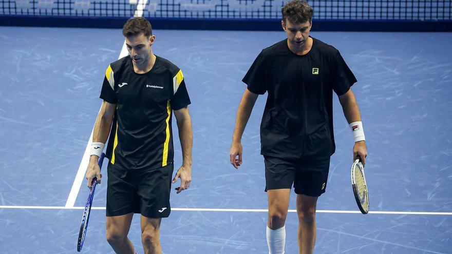 Granollers y Zeballos, eliminados en Turín.