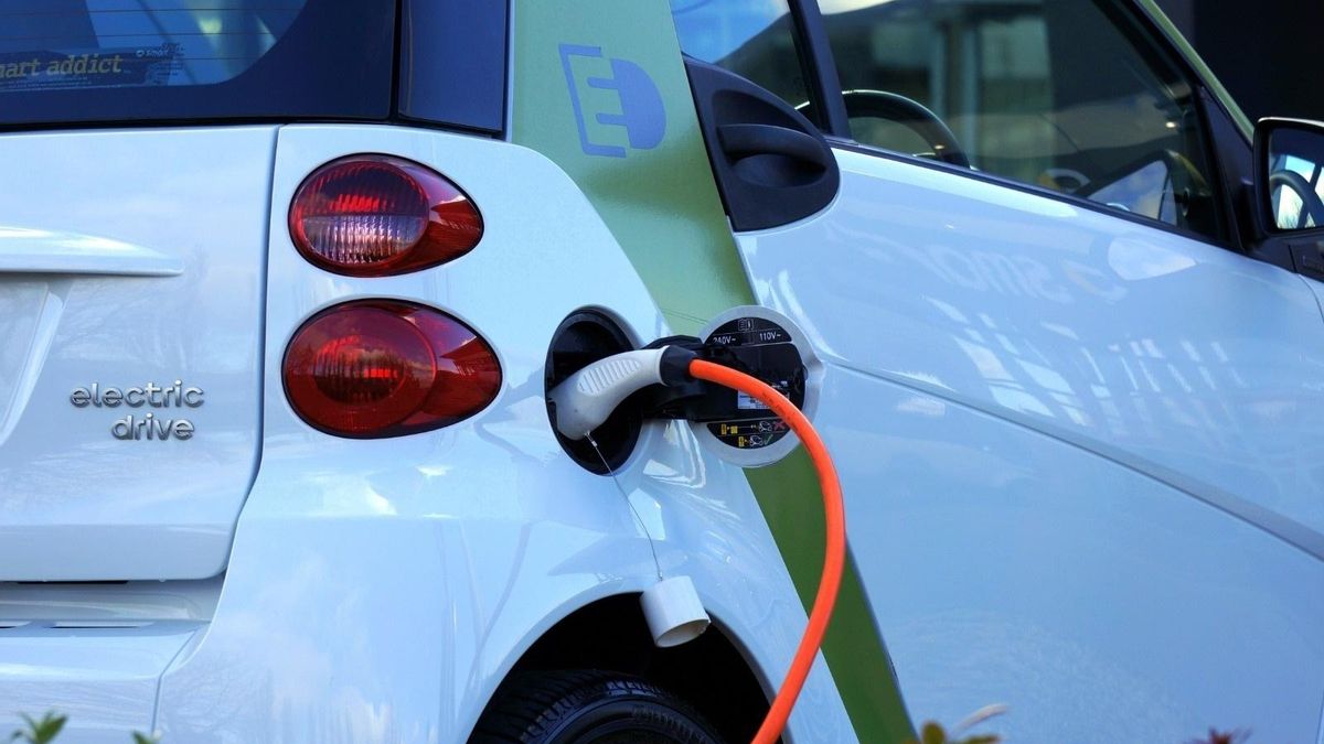 Punto de recarga para vehículos eléctricos.