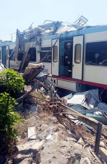 Accident de tren a Itàlia