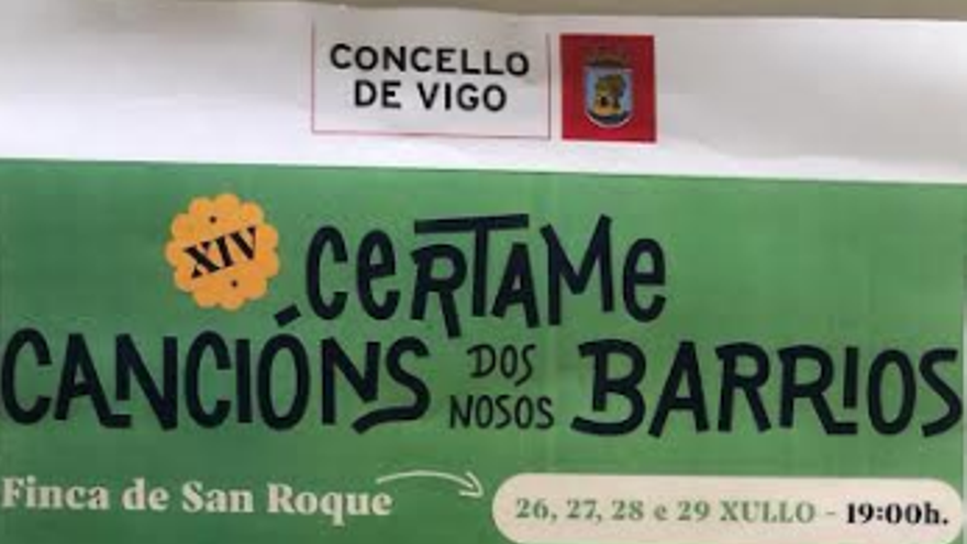XIV Certame Cancións dos nosos Barrios - 26 de xullo