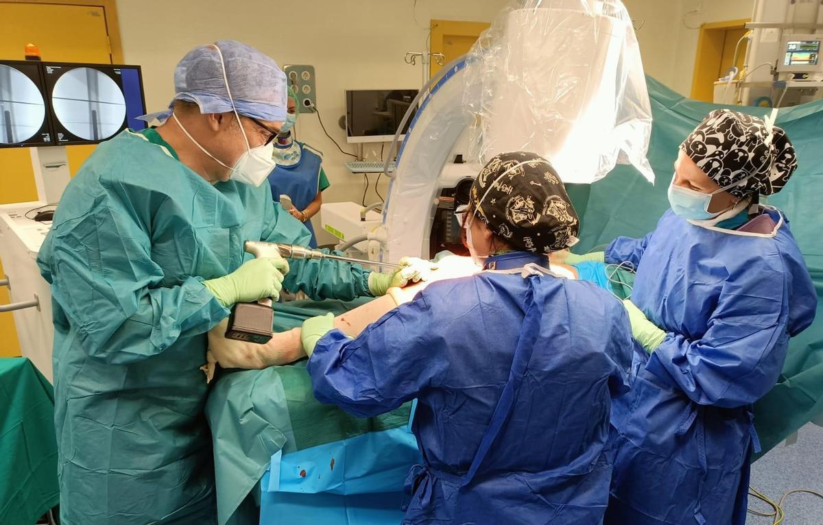Operación en un hospital de Canarias