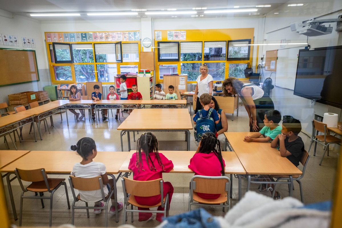 Vuelta al cole en el Institut Escola Canyelles de Barcelona