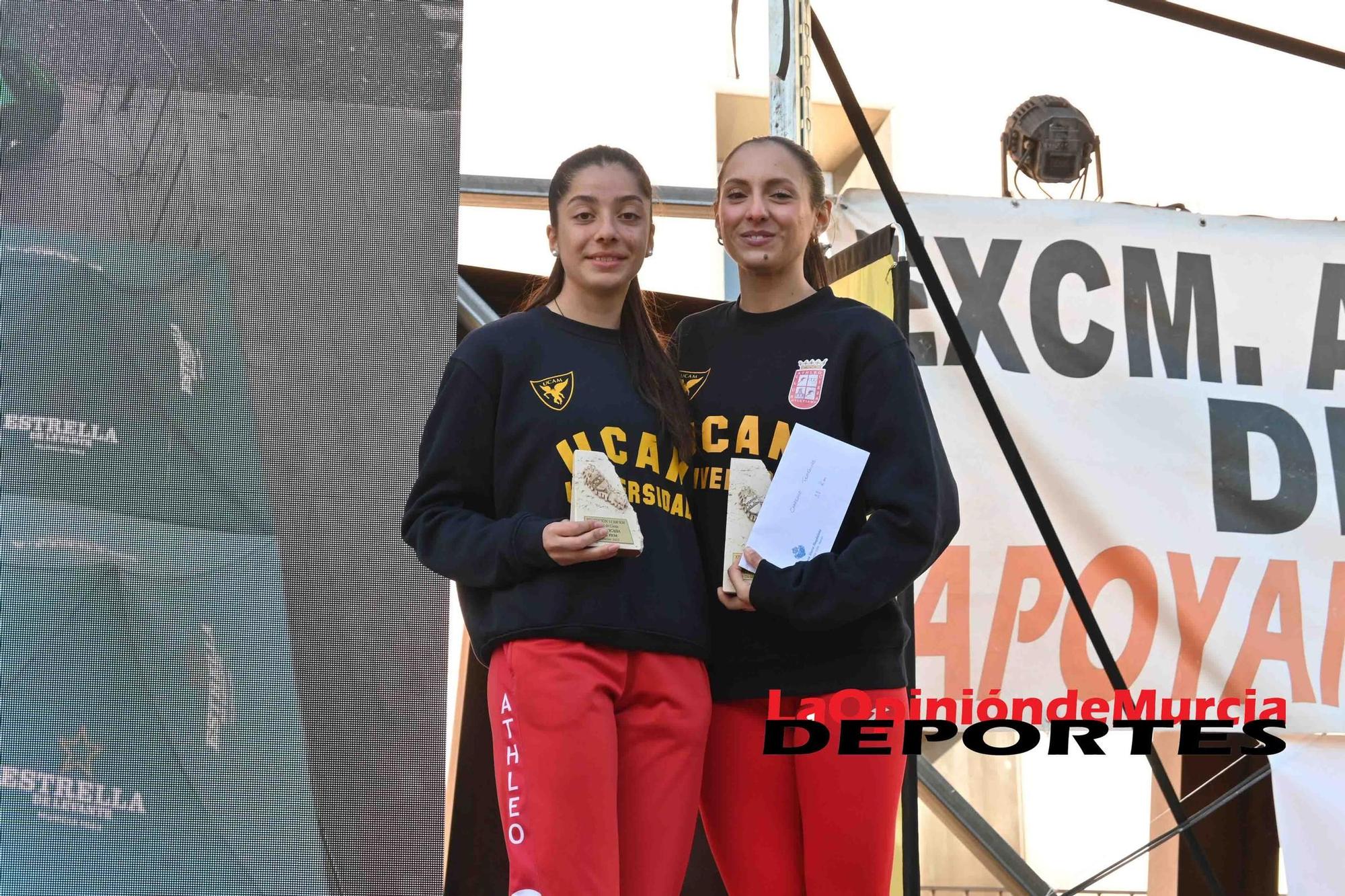 FOTOS: Podio de la Media maratón de Cieza