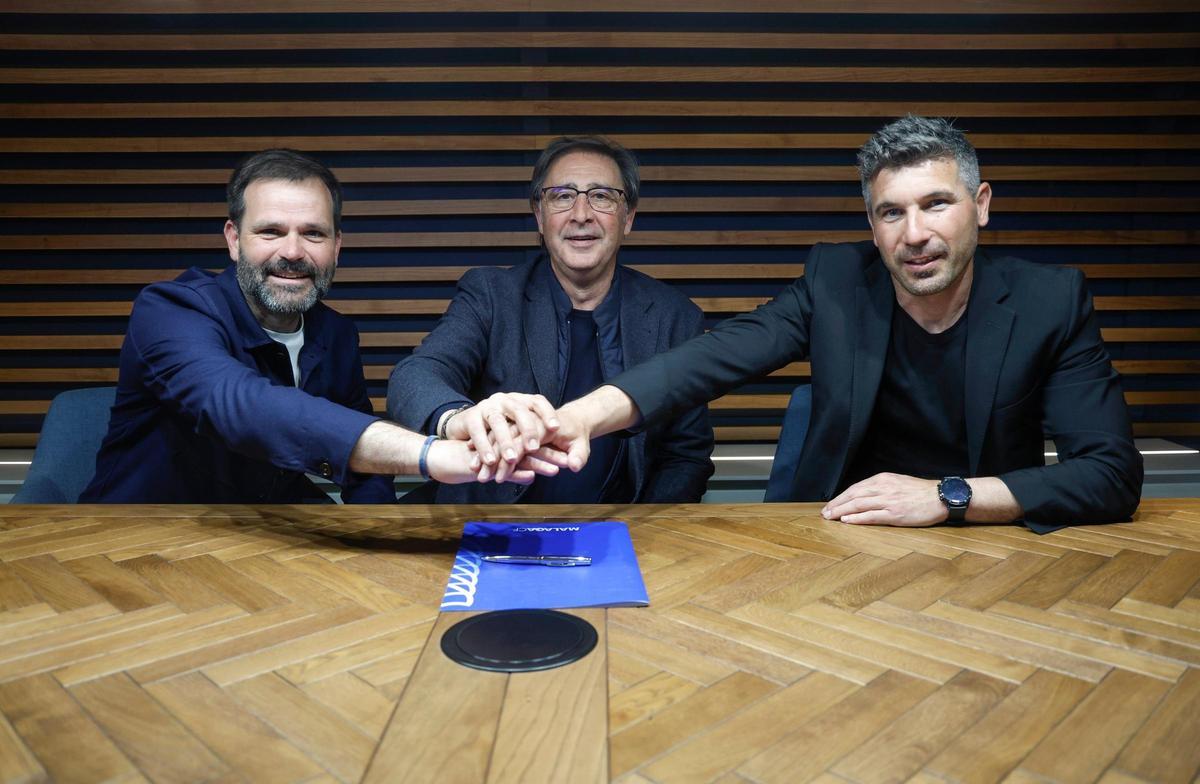 Juan Carlos ndrés, Loren Juarros y Juanfran Funes serán los pilares del Málaga CF en Primera.