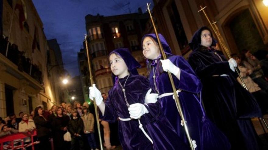 Procesión de la Virgen de la Piedad en Cartagena