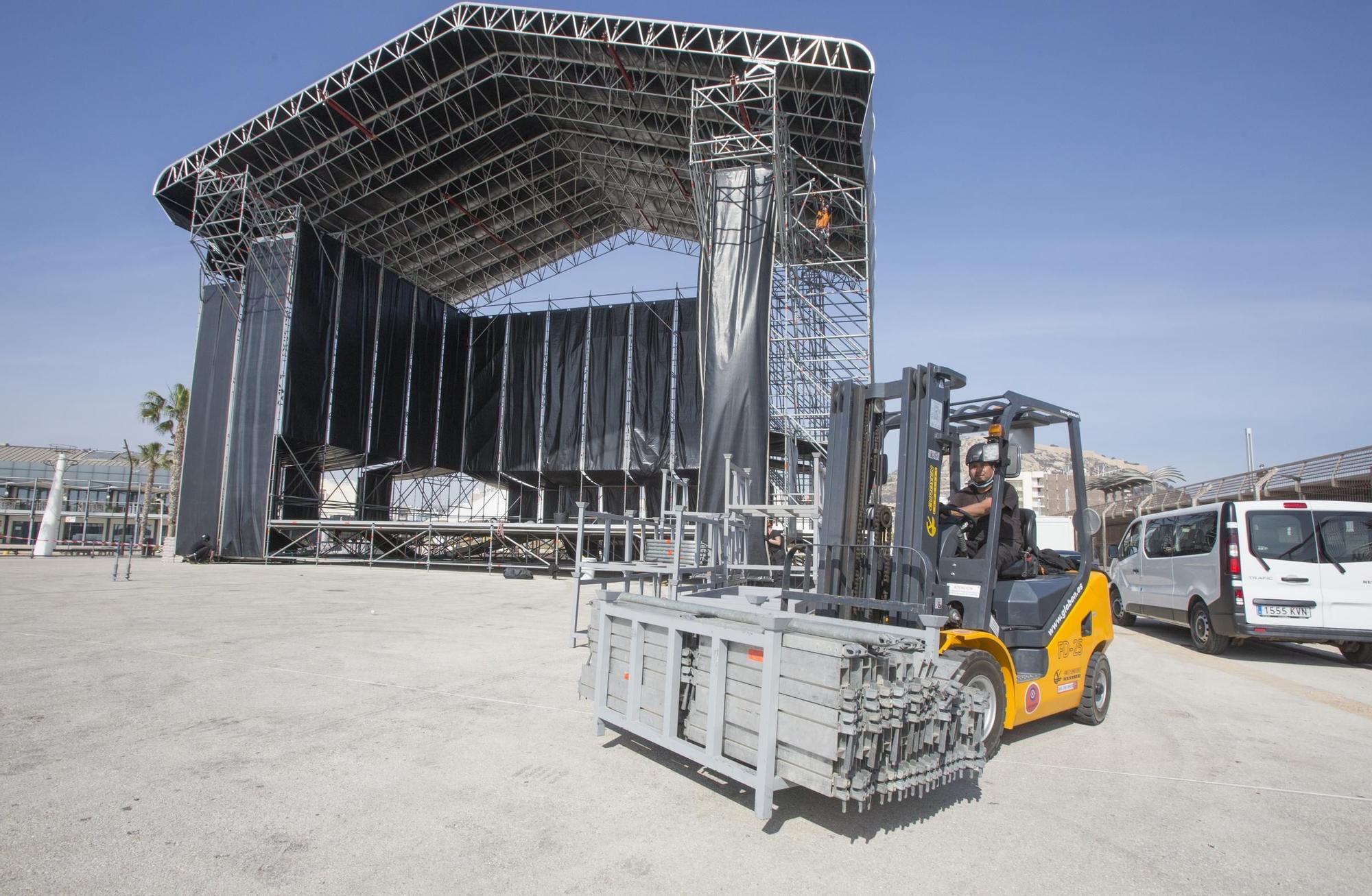 Muelle 12, un espacio al aire libre para la cultura en Alicante