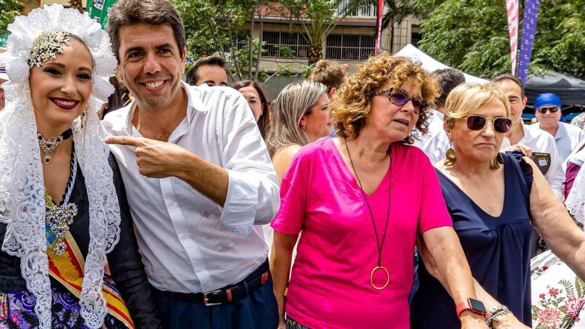 La Bellea del Foc, Marina Niceto, Carlos Mazón, Josefina Bueno y Ana Barceló