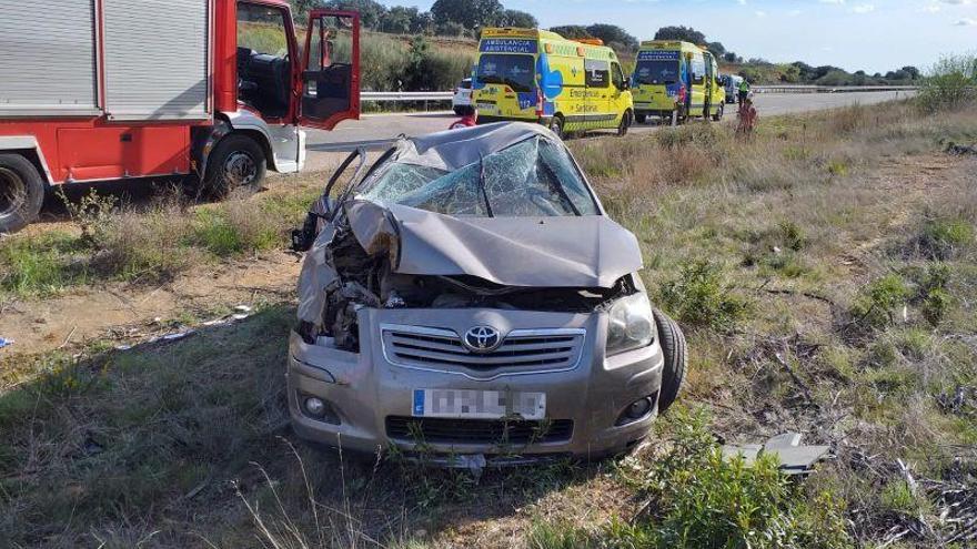Accidente de tráfico en Camarzana de Tera