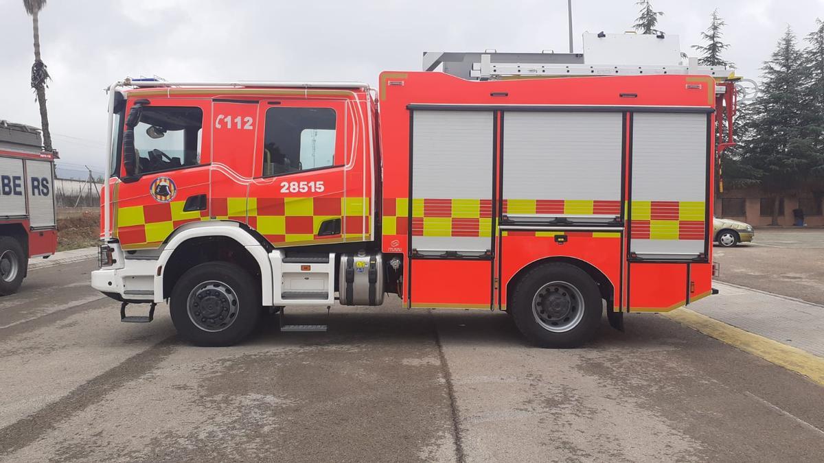 Nuevo camión para los parques de bomberos voluntarios.