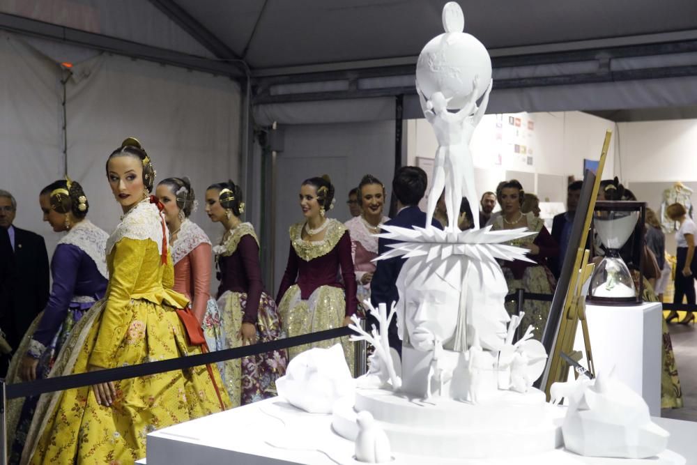 Inauguración de la exposición de fallas de Sección Especial