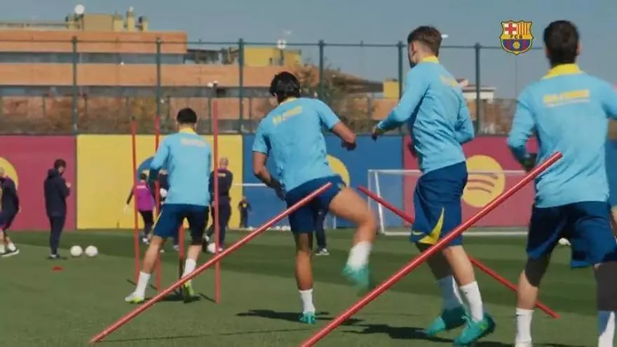 Flick prepara el partido del domingo ante el Rayo con todos los jugadores disponibles