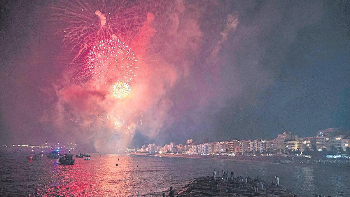 Imatge d'arxiu del concurs de Focs de Blanes.