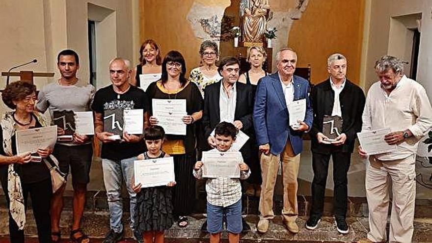 Les persones premiades en l&#039;edició d&#039;enguany de la Fira del Llibre