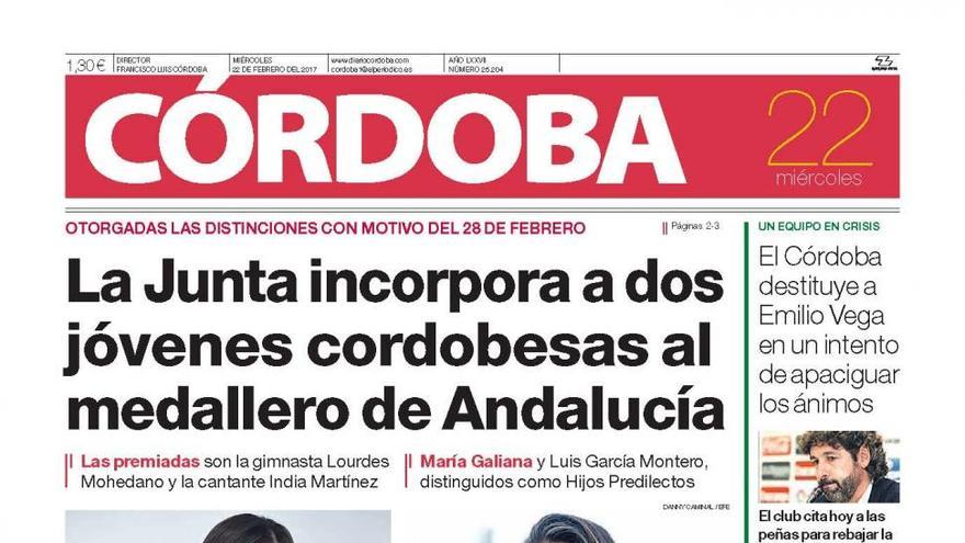 La portada de CÓRDOBA