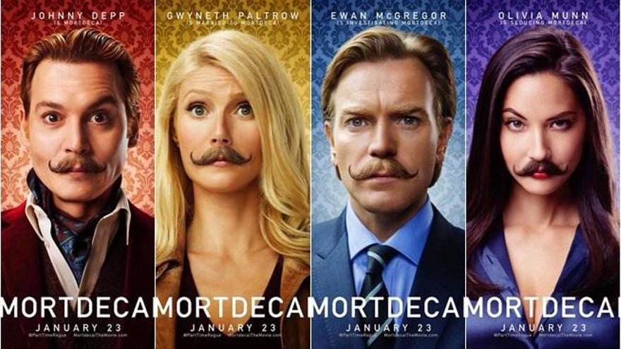 Nuevos pósters de &#039;Mortdecai&#039;.