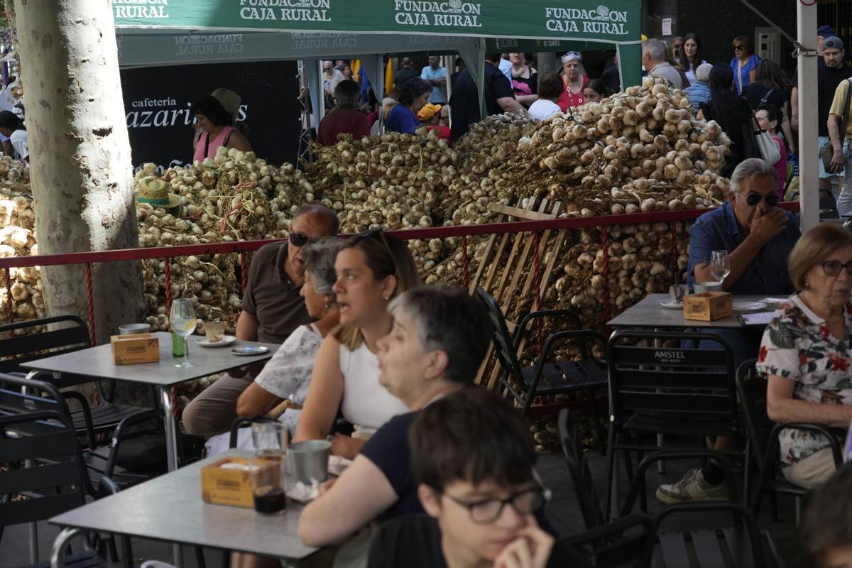Queda inaugurada la Feria del Ajo de las Fiestas de San Pedro 2026 en Zamora.