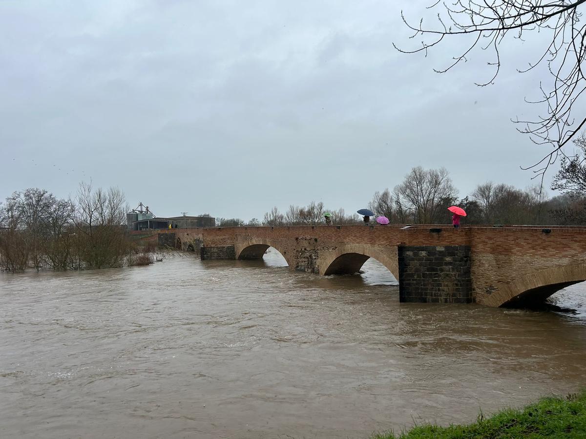 Imatge d'arxiu del Pont de la Muga a Castelló d'Empúries el 20 de gener de 2026.