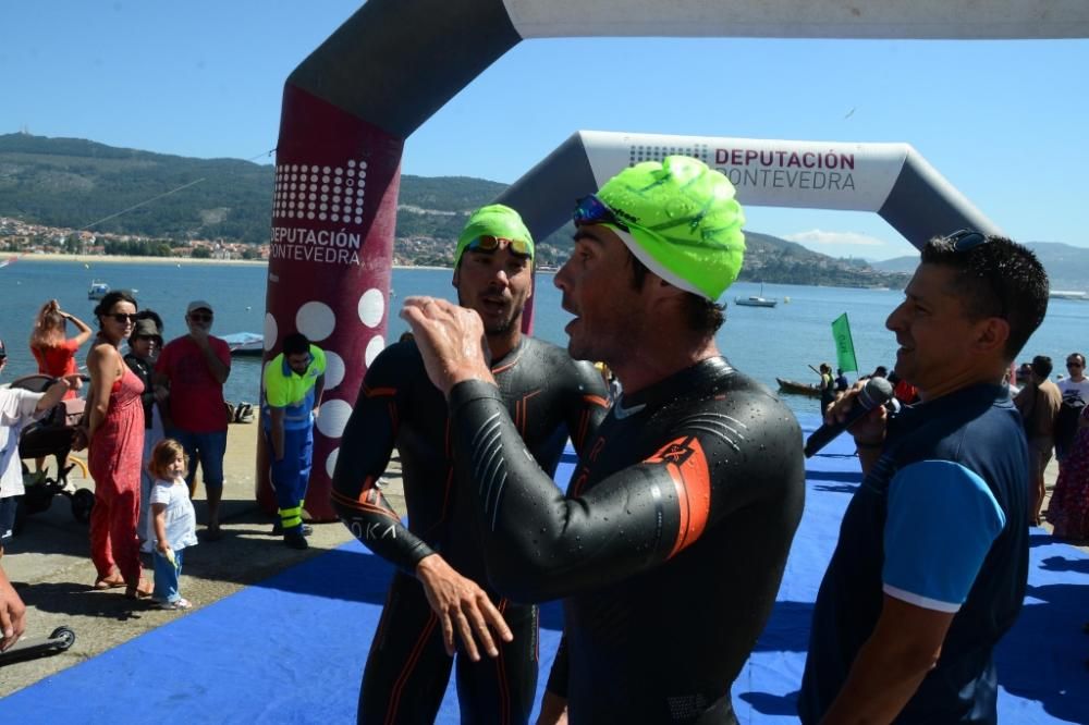 La Travesía a Nado de Moaña reúne a lo mejor del triatlón nacional