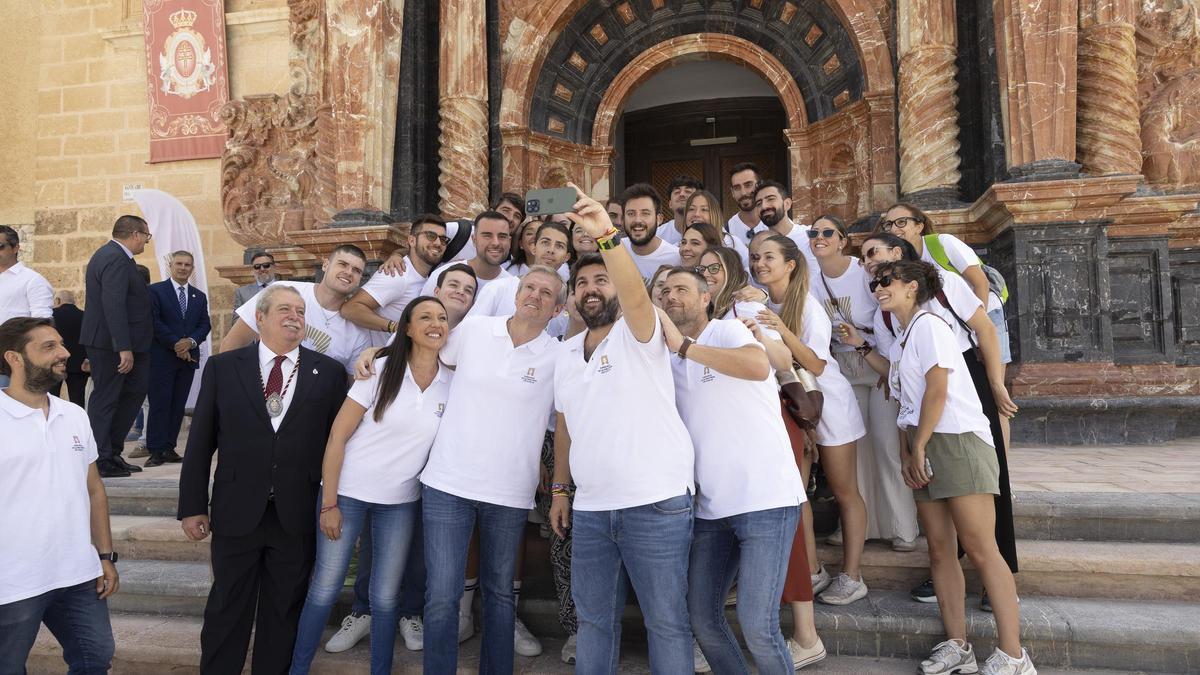 Visita del prediente de la Xunta de Galicia a Caravaca